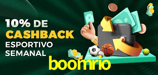 10% de bônus de cashback na boomrio